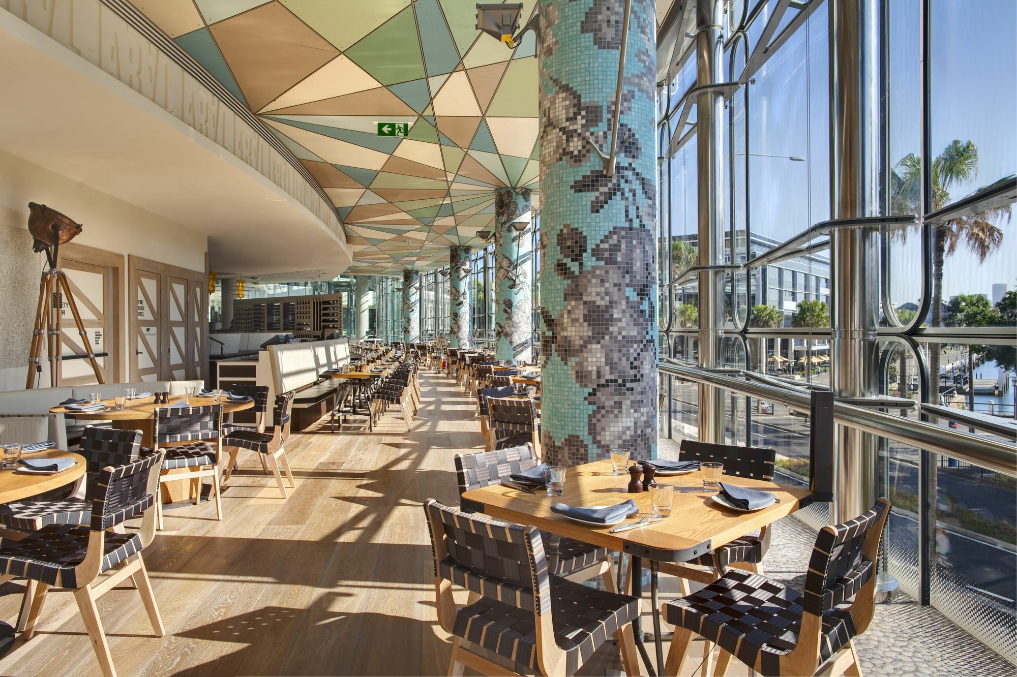 The Star Grand Hotel And Residences Sydney Buitenkant foto The interior of the restaurant