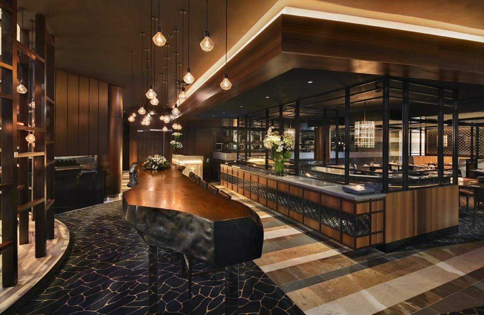The Star Grand Hotel And Residences Sydney Buitenkant foto The interior of the restaurant
